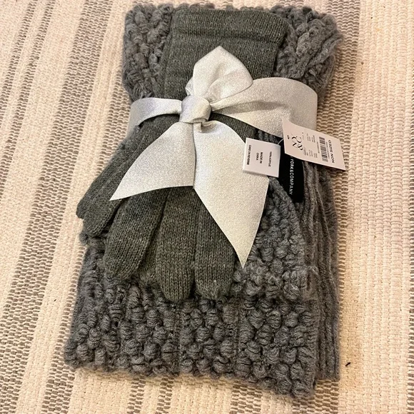 New York Company Accessories Ny Co 2piece Popcornknit Scarf